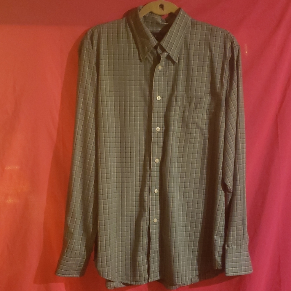 Mens' Dockers Button Down Shirt L 16-16.5